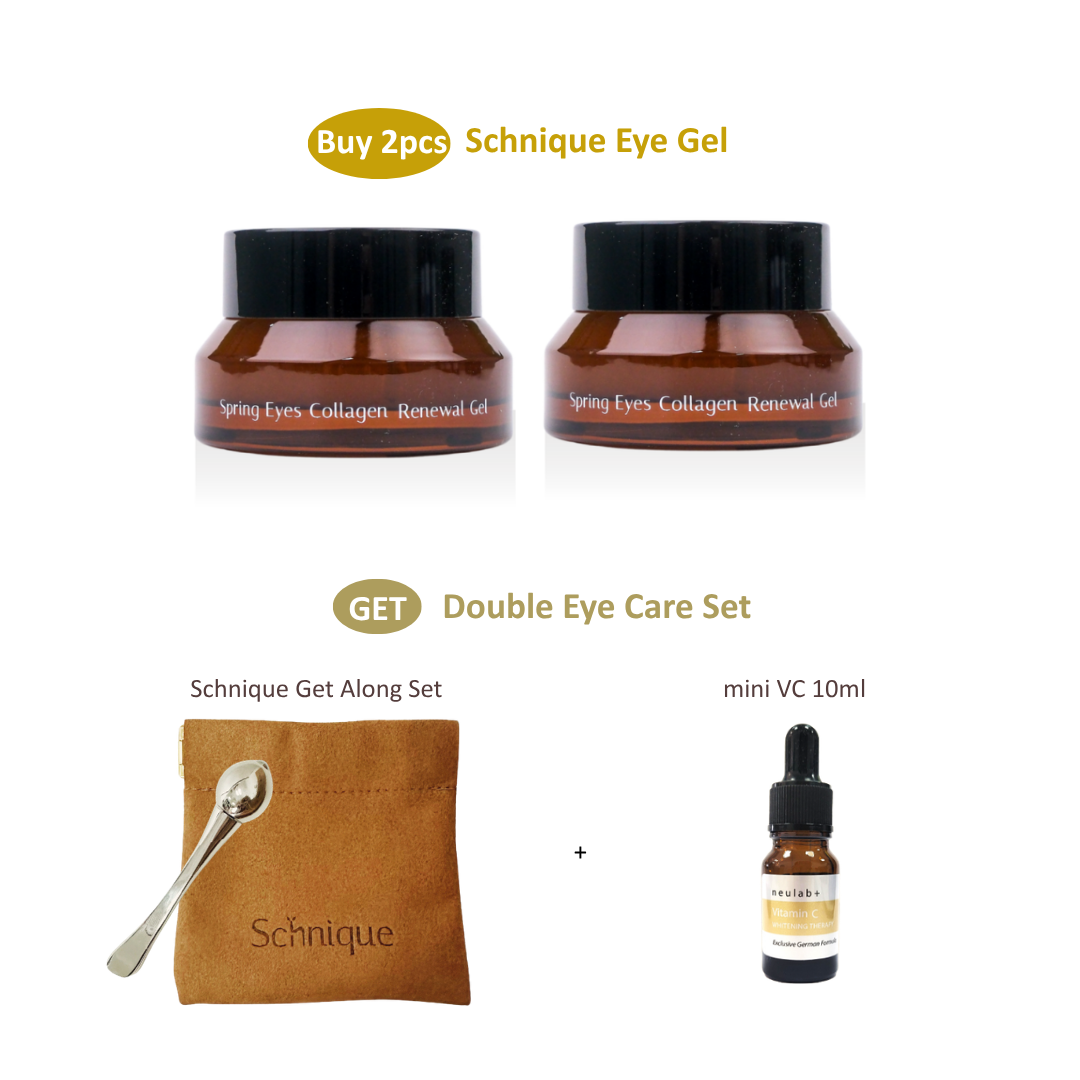 【本週優惠】Schnique 森林萃活膠原眼霜 (1件 / 2件）（2件 送 Double Eye Care Set / Schnique Get Along Set)